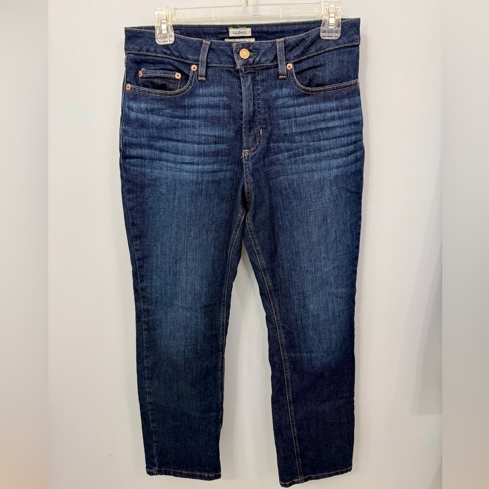 LL Bean Flannel Lined Jeans 10